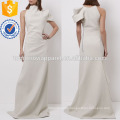 Ivory One Shoulder Gown Manufacture Wholesale Fashion Women Apparel (TA4052D)